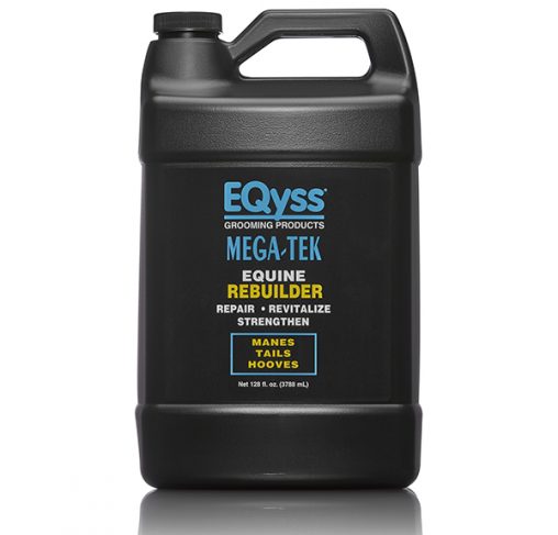 EQyss Equine - גלון מרכך משקם להצמחת וחיזוק רעמה פגומה ופרסות סדוקות MEGA TEK REBUILDER