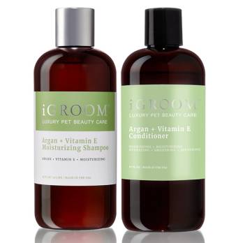 iGroom – שמפו + מרכך לחות ארגן וויטמין Moisturizing Argan + Vitamin E