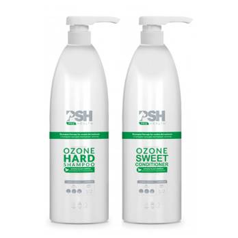 PSH – Pet Skin HealthCare – שמפו + מרכך טיפולי אוזון Ozone Hard Shampoo + Sweet Conditioner 1L