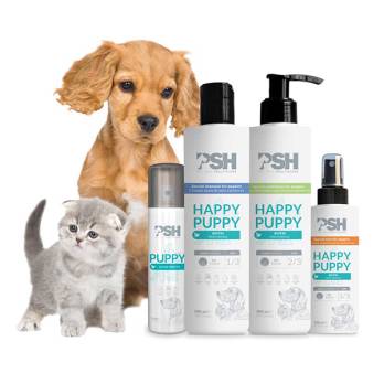 PSH – Pet Skin HealthCare – שמפו + מרכך + תרסיס + בושם לגורים Pack Puppies – Happy Puppy