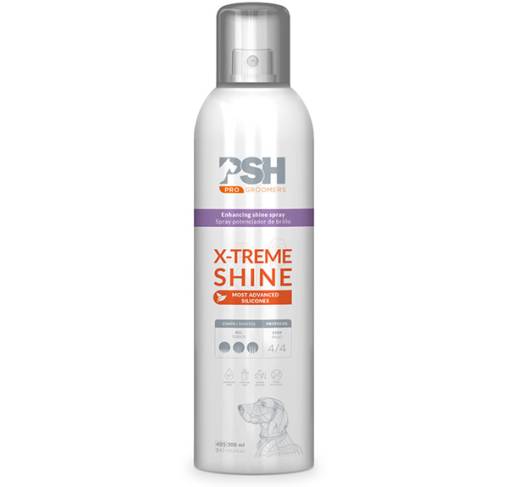 PSH – Pet Skin HealthCare – ספריי פיניש לברק וצבע זוהר X-treme Shine Spray 300ml