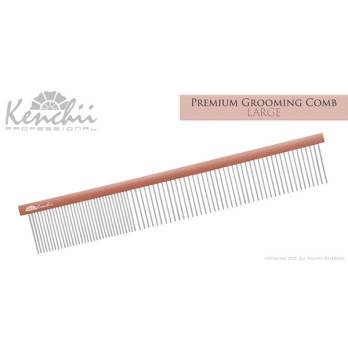 Kenchii – מסרק 24 ס”מ “Premium Satin Rose Gold Grooming Comb – Large – 9.8