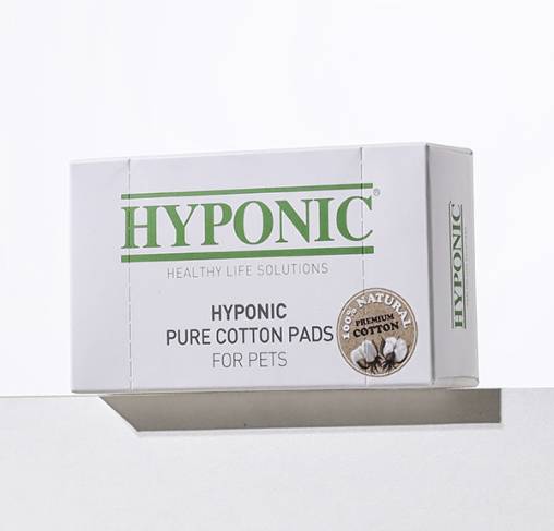 HYPONIC – רפידות כותנה – 100% כותנה חלקה Pure Cotton Pads (for pets) 50 sheets