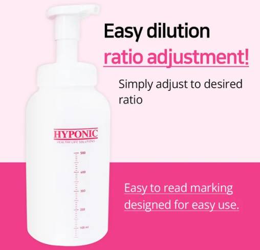 HYPONIC – בקבוק דילול לקצף FOMINA – Shampoo Dilution Foam Bottle 700ml