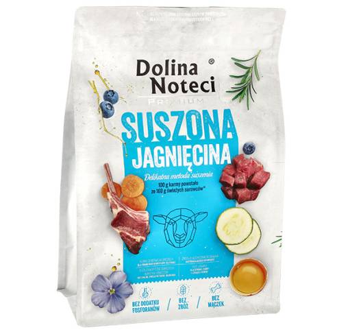 Dolina Noteci - מזון מיובש פרימיום בשר כבש Premium (Suszone) Dried Lamb 3 kg