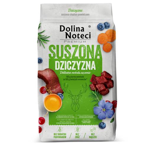 Dolina Noteci - מזון מיובש פרימיום בשר צייד Premium (Suszone) Dried Game 9 kg