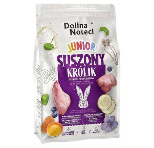 Dolina Noteci - מזון מיובש פרימיום ג'וניור בשר ארנבת Premium (Suszone) Junior Dried Rabbit 4 kg