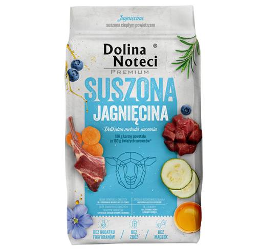 Dolina Noteci - מזון מיובש פרימיום בשר כבש Premium (Suszone) Dried Lamb 9 kg