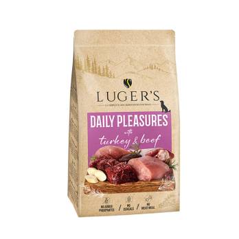 LUGER’S DAILY PLEASURES – מזון לכלבים ייבוש באויר Air Dried For Dogs – With Turkey & Beef 9 kg